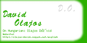 david olajos business card